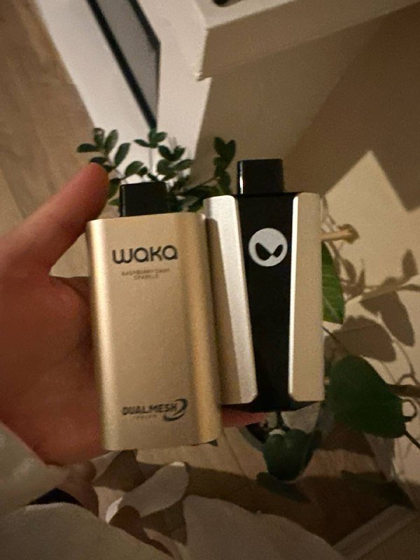 Одноразовые вейпы Waka 7% Cherry, Малина, Энергетик