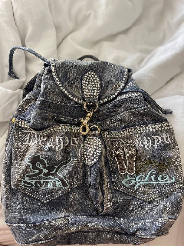 Джинсовый рюкзак