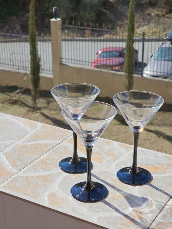 Бокалы для мартини 3шт