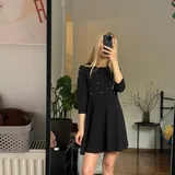 Платья Forever New, Forever 21, черное платье с жемчужинами 3