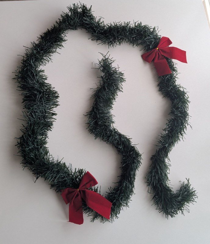 Искусственная ёлка, гирлянда с лампочками, искусственная гирлянда 4