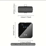 Беспроводной микрофон-петличка TX 2 шт. 3