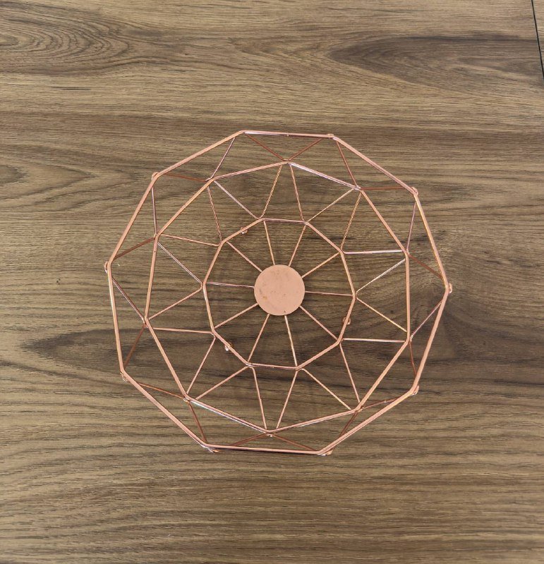 чаша ваза металлическая 2