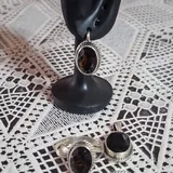 Серьги и кольца с натуральными камнями 3