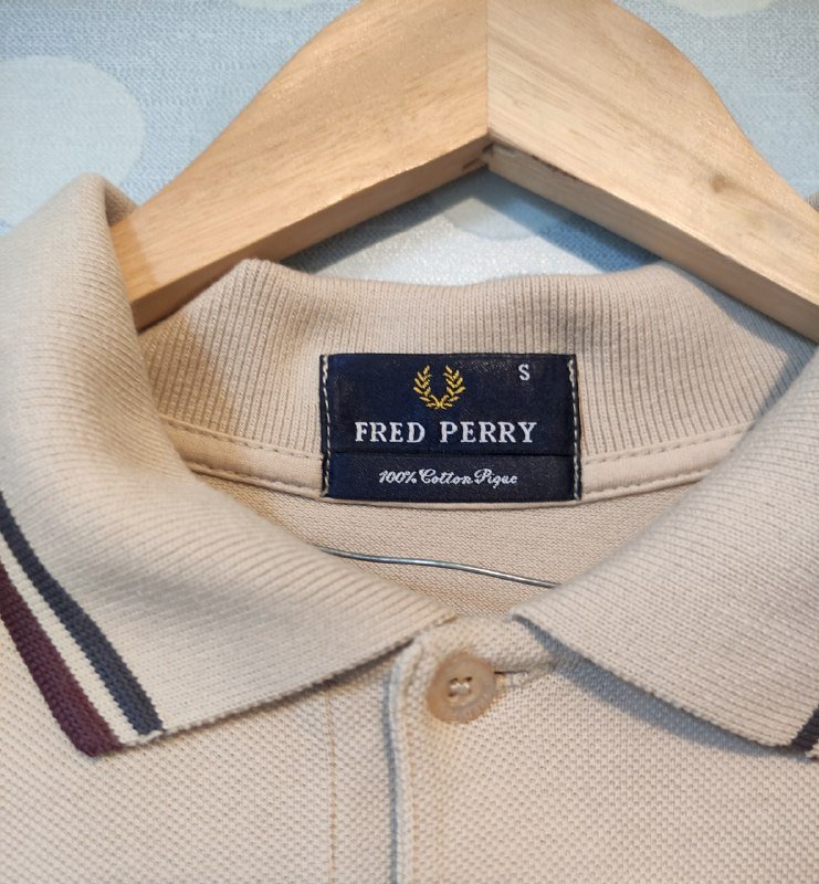 Поло с длинным рукавом Fred Perry мужское размер S 6