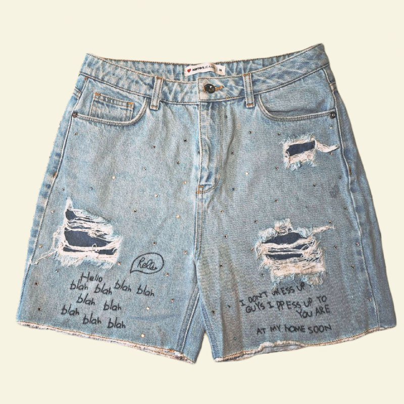 Шорты 34 размер, Шорты со стразами 38 размер, Юкка в клетку теплая S 2