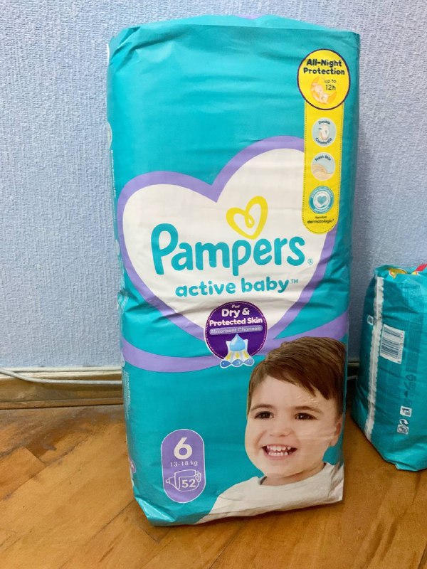 Подгузники Canbebe 3, Pampers 6