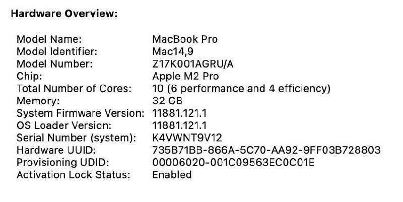 MacBook Pro 14 M2 32/512, зарядка, Hub Satechi 7