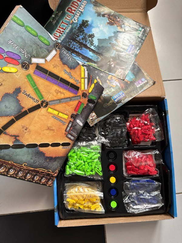 Настольная игра Ticket to Ride rails & sails 3