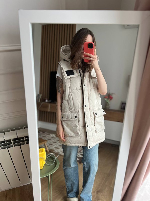 Кюлоты H&M, Спортивный костюм, Дутый жилет Sela 7