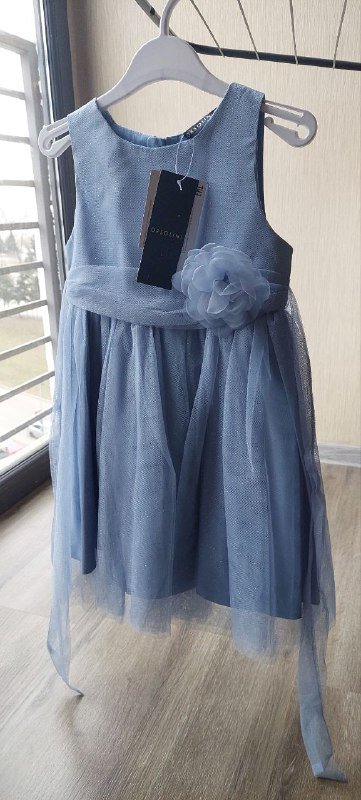 Нарядное платье и болеро для девочки 104 размера 2