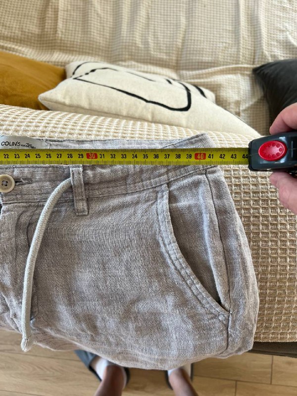 Льняные мужские брюки 5