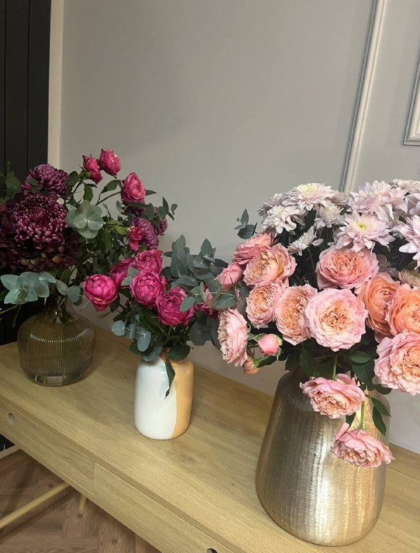 Декоративные вазы (3 шт.) 2