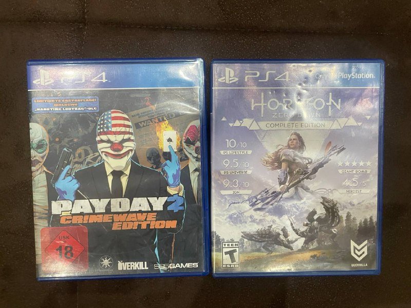 horizon zero dawn, payday игры для пс 4