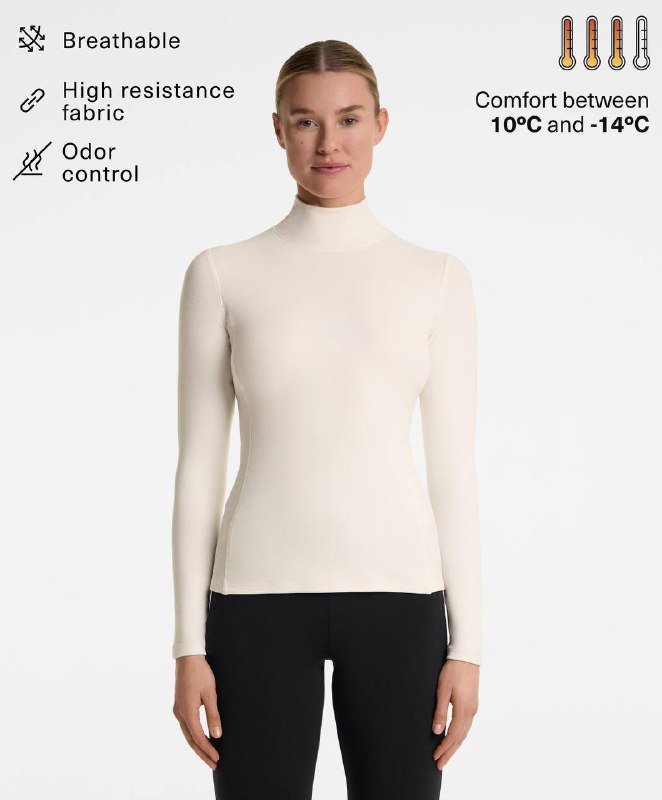 Кофта-термобелье Oysho pale ecru, размер S