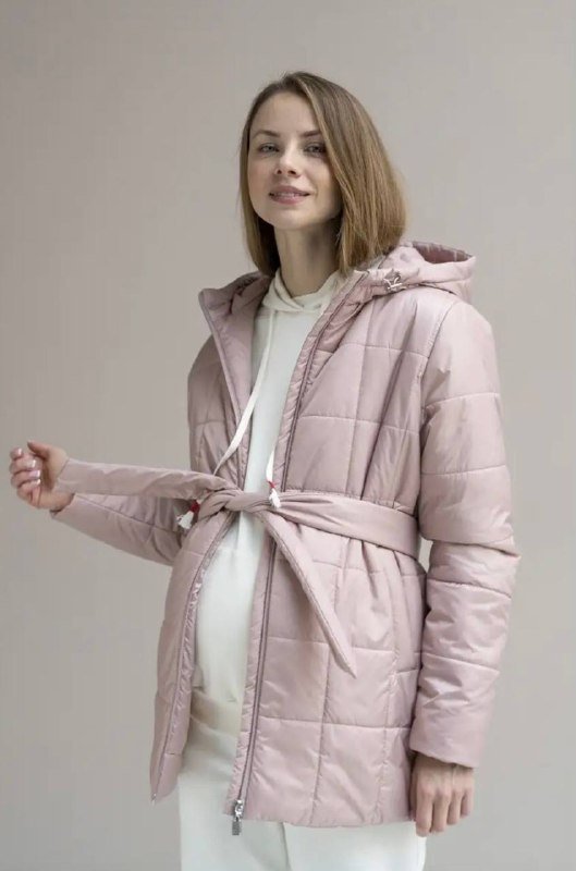 Куртка для беременных на весну с молниями