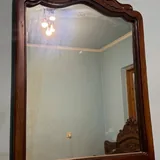 Double bed with mattress and furniture 1