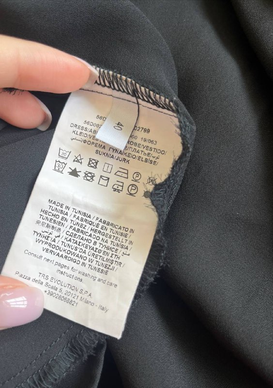 Мини-платье чёрное, Платье Trussardi Jeans 9