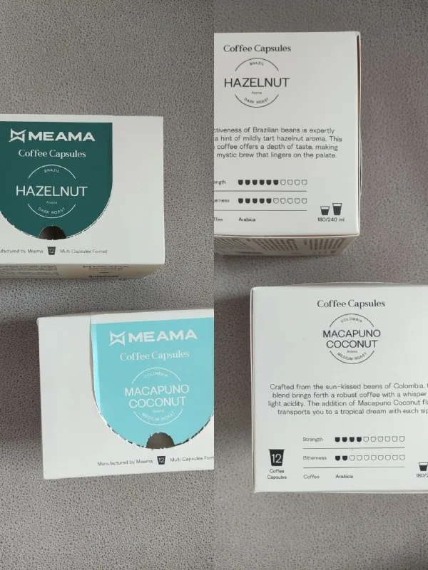 Капсулы для кофе Meama, Hazelnut, Macapuno Coconut