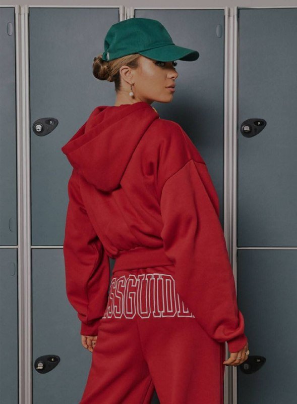 Красное худи Missguided 3