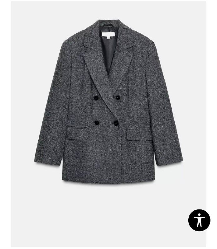 Пиджак-пальто Zara размер XS шерсть