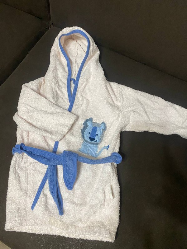 Детская ванночка, полотенца, банный халатик, термометры 5