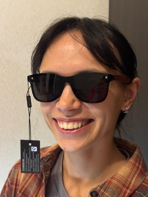 Очки с деревянными дужками поляризационные новые 6