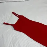 Красное платье Bershka 3