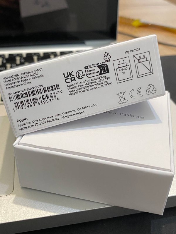 Наушники AirPods 4 максимальная премиум реплика с шумоподавлением и гироскопом 2