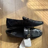 Women’s leather Mango loafers and boots, size 39 1