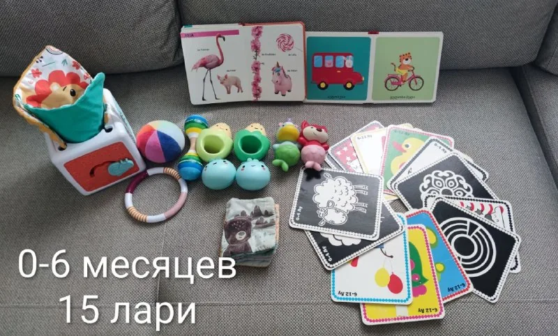 Наборы развивающих игр по разным возрастам 1