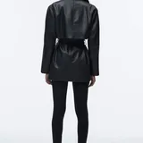 Кожаный тренч Zara 2