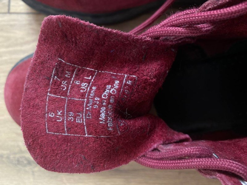 Dr. Martens, винтажные замшевые ботинки 4
