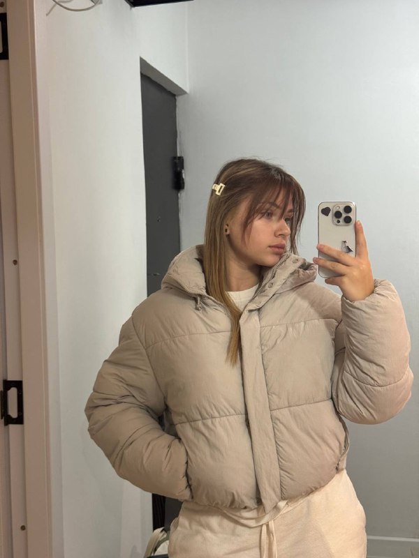 куртка Zara размер S теплая серая