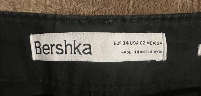 Женские брюки Bershka черные и синие 2