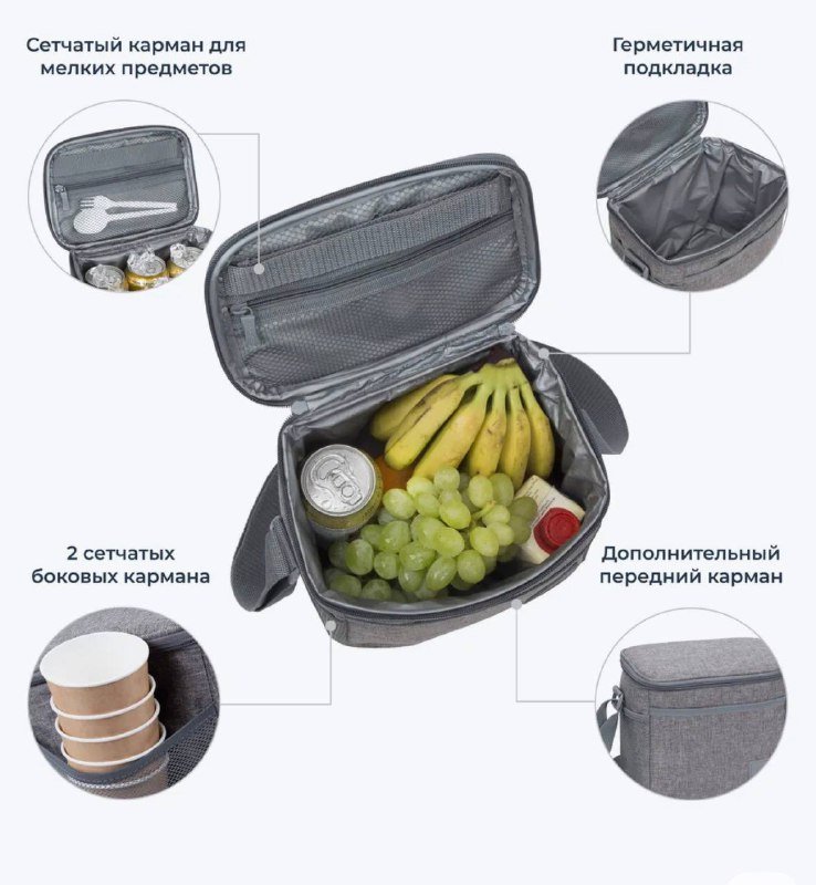 Термосумка 5,5л и два аккумулятора холода