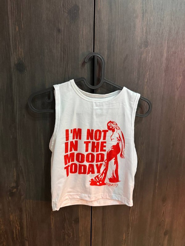 Майка I'M NOT IN THE MOOD TODAY XS-S