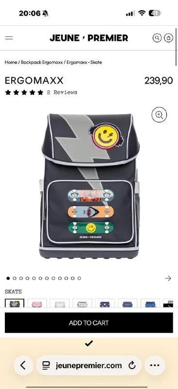 Рюкзак Jeune Premier Ergomaxx 1