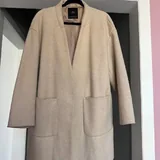 Пальто Zara, тренч Zarina, пальто фиолетовое, кардиган Zara 1