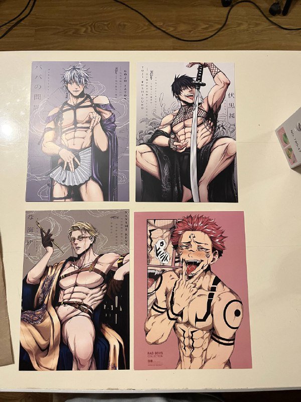 Плакаты по аниме Магическая битва А4