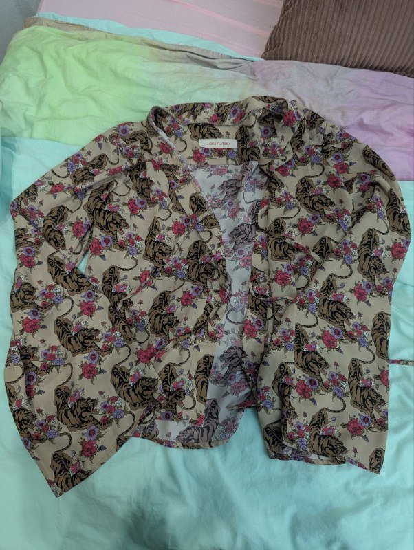 Платье walk of shame, корсет джинсовый, кофта с тиграми, юбка BYMODNO 3