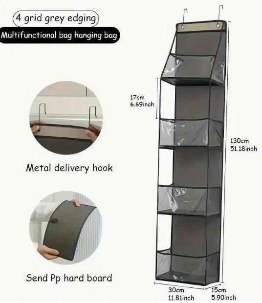 Органайзеры для хранения 12-карманный, многофункциональный и с прищепками 4