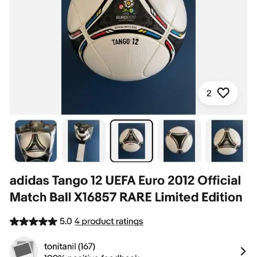 adidas Tango 12 UEFA Euro 2012 football