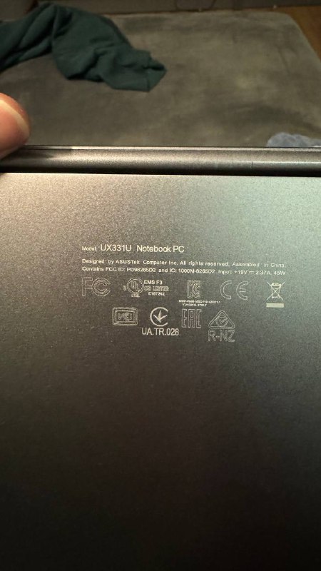 Ноутбук asus zenbook ux331u 13 дюймов 7