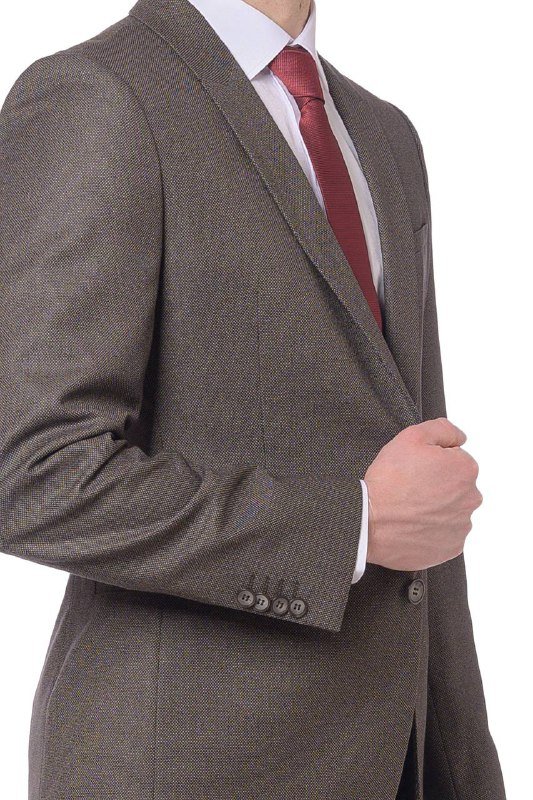 Мужской костюм, брюки, пиджак и ремень 2