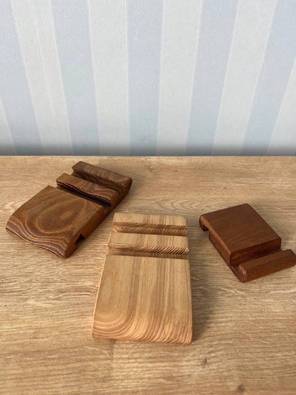 Подставки под телефон планшет из дерева