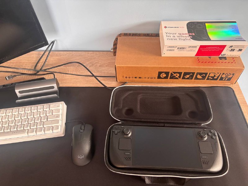 Steam desk oled, Доп станция, Клавиатура, мышка A4 tech 5