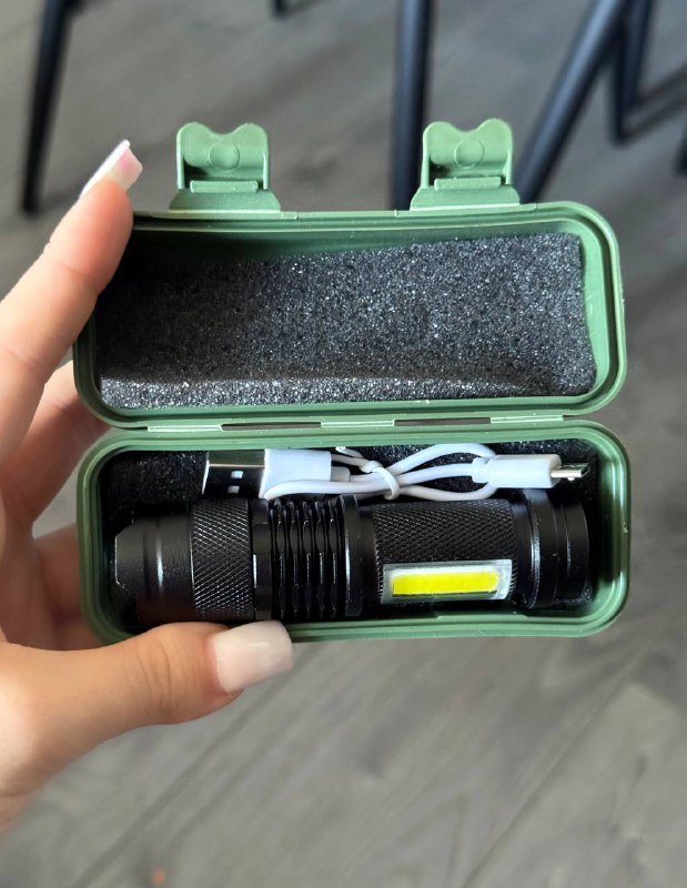 Фонарик новый, USB зарядка