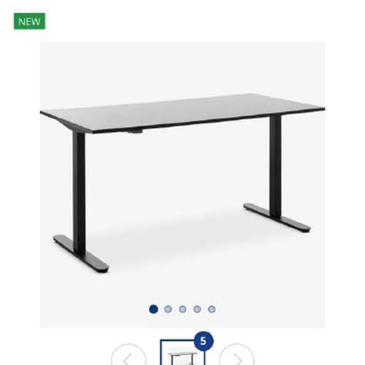 Стол для работы стоя JYSK SVANEKE 80×160, чёрный