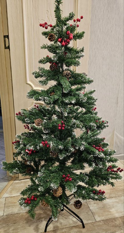 Елка 150см, детские пустышки